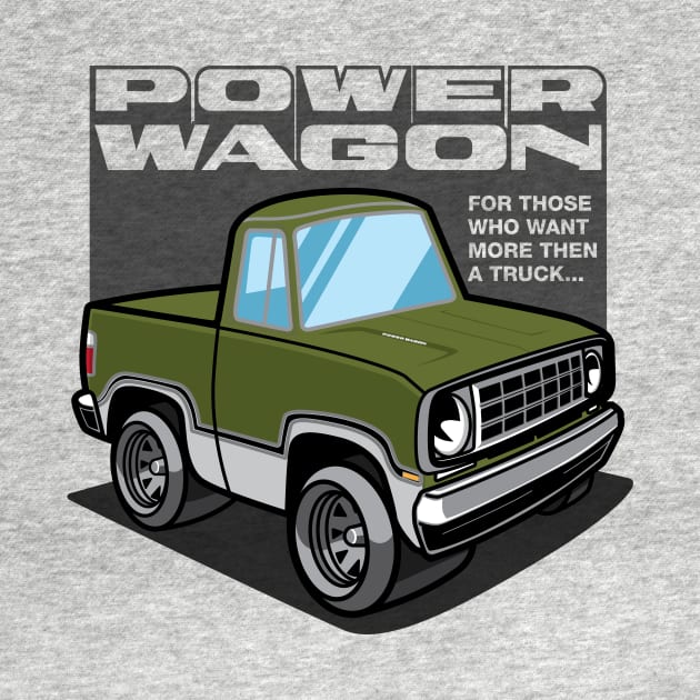 Avacado - Power Wagon (White Base) by jepegdesign